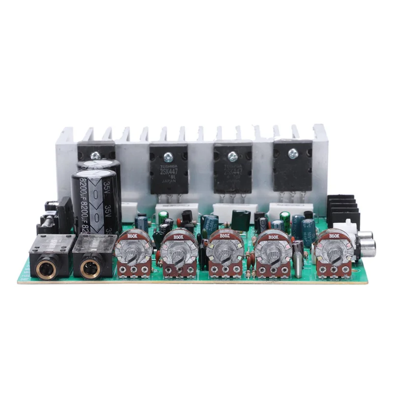 

AS95-2X Audio Amplifier Board Hifi Digital Reverb Power Amplifier 250W X 2 2.0 Audio Preamp Rear Amplification