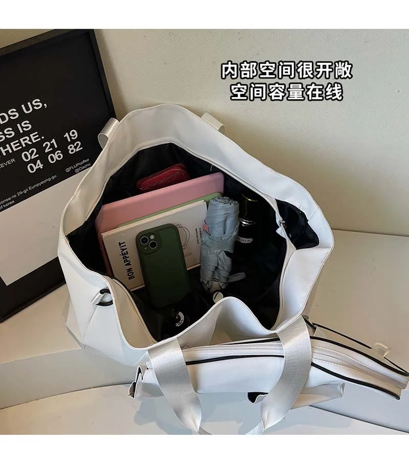 Portable Women Tennis Racquet Bag Large Capacity Detachable Badminton Pickleball Paddles Tote Bags Fitness Sport Tennis Handbag