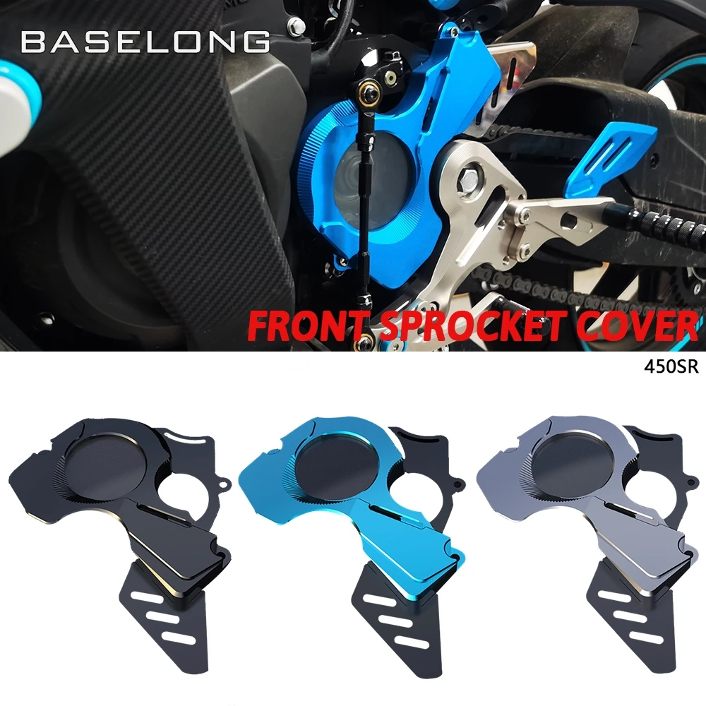 

For CF MOTO CFMOTO 450SR 450 SR 450SS 450 SS 2022-2024 Front Sprocket Cover Drive Shaft Cover Protector Chain Guaud Cover 2023