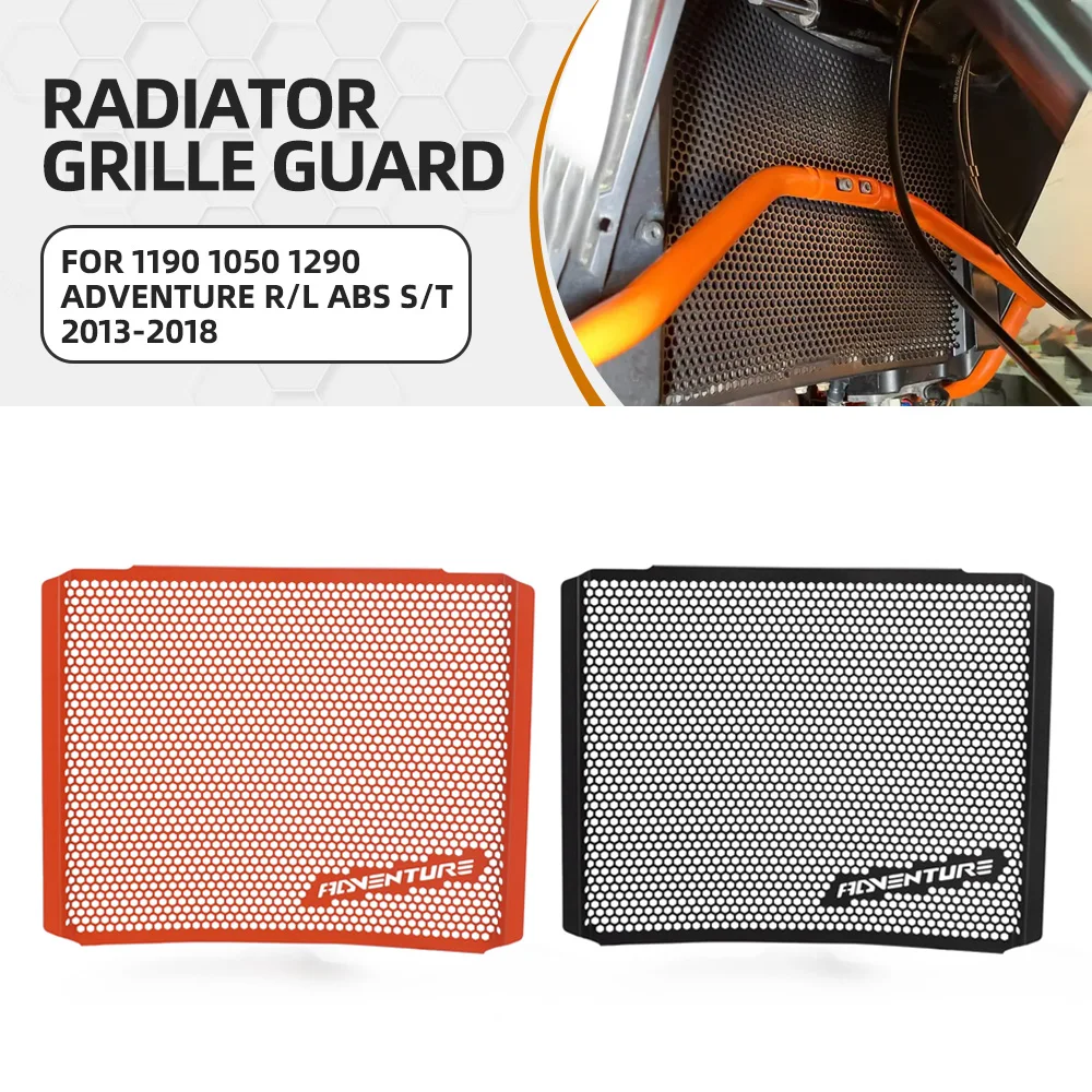 For 1190 1050 1290 ADVENTURE R/L S/T 2013 2014 2015 2016 2017 2018 Motorcycle Radiator Grille Guard Cover Fuel Tank Protection