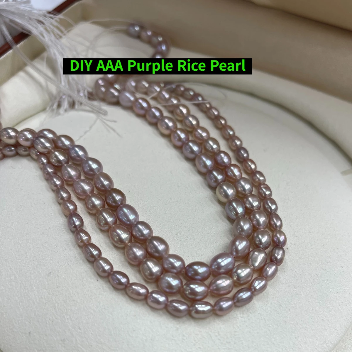 

Natural Freshwater Pearl AAA Rice Pearl For Jewelry Making DIY Necklace Bracelet Earrings Accessory
