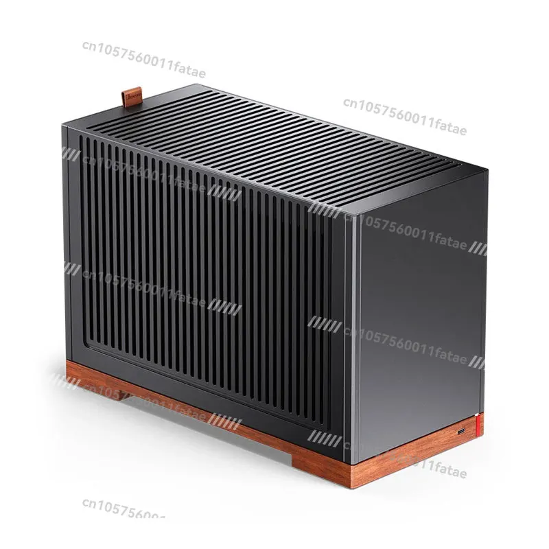 

T9 ITX Case Aluminum Computer Case for Desktop Gaming PC Industrial Cooling with Front USB Port Stock