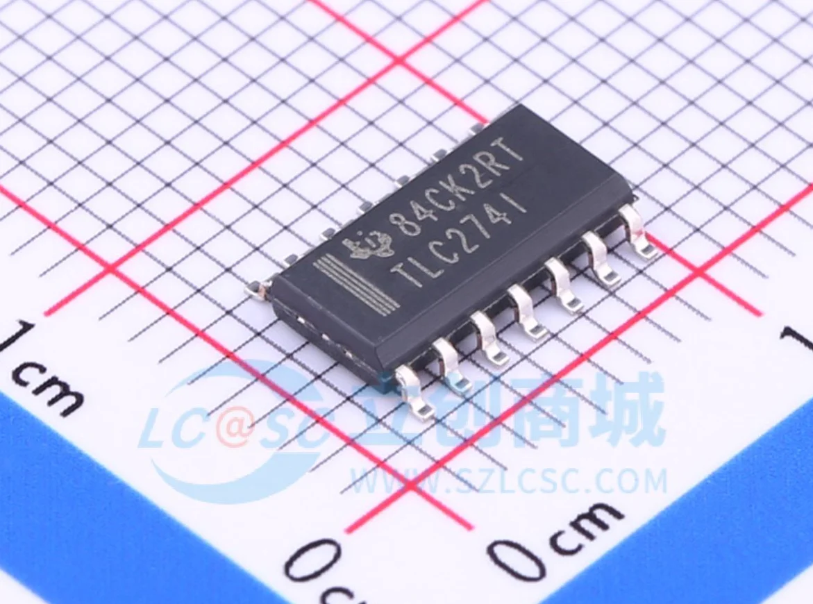 12PCS  Original imported TLC274IDR TLC274I SOP-14 operational amplifier