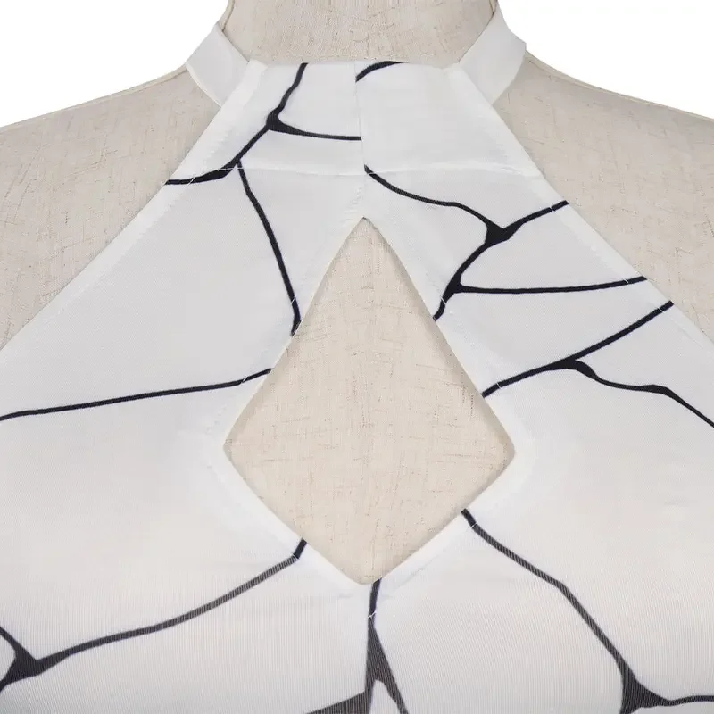 Demon Cos Slayer Kochou Shinobu Cosplay Tuta Costume da bagno Costume Abito da spiaggia estivo Vestito di carnevale di Halloween Donna Ragazza adulta