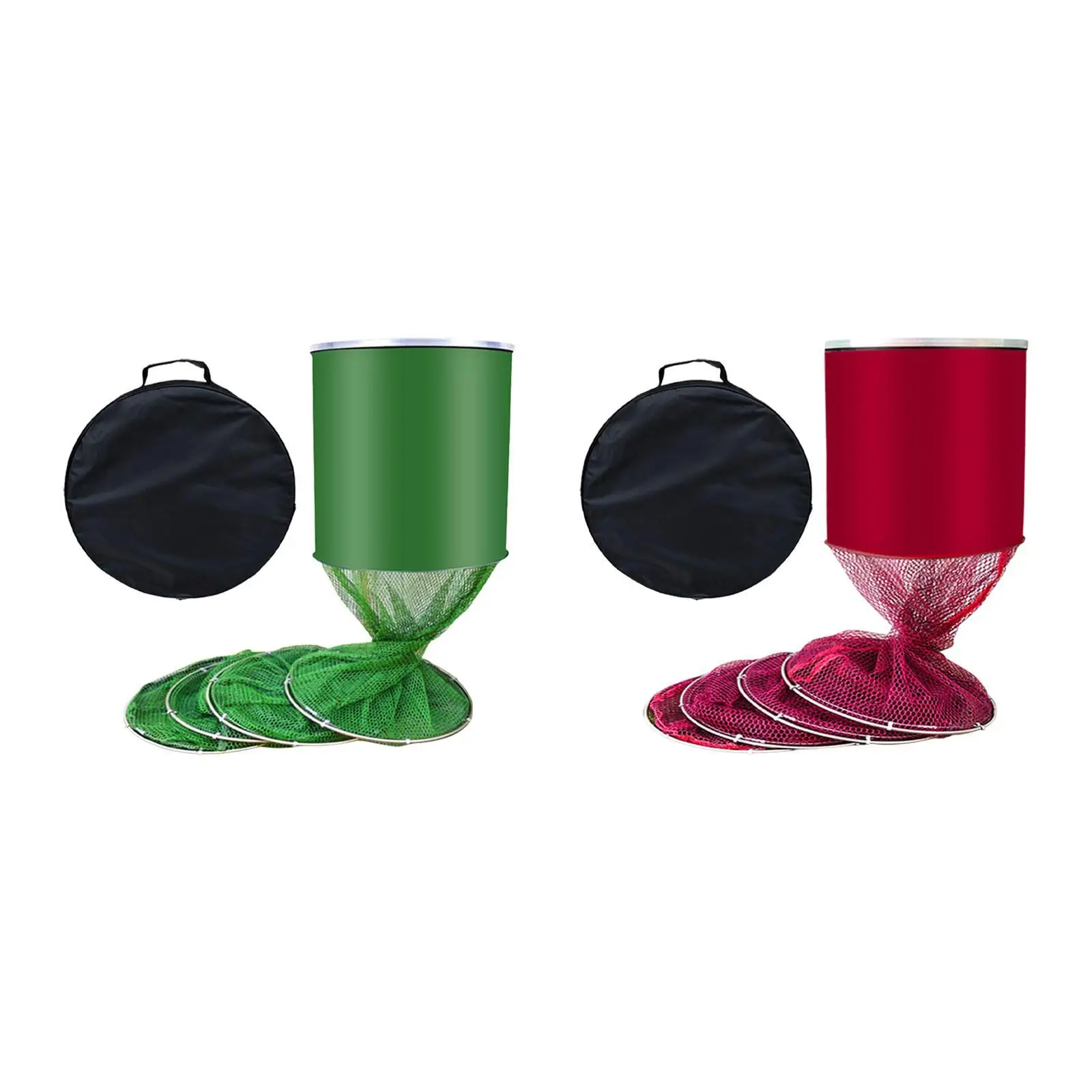 

Fishes Guard Net Bag Fishing Tools Thickened Water Resistant Lightweight High Strength Fishes Storage Stainless Steel Ring