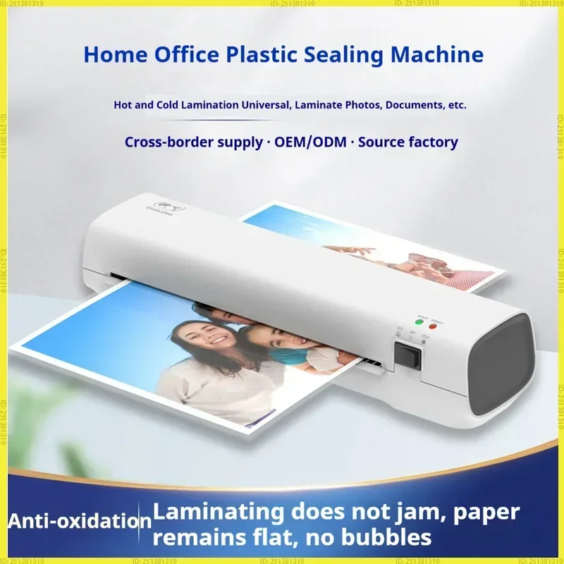 

Sl269 Ламинатор A4 9 дюймов Термальный ламинатор Настольный горячий и холодный ламинатор 2 роликовая система Ширина входа 230 мм