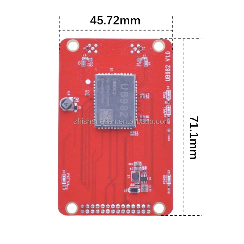 GNSS full-frequency centimeter-level low-power High-precision Ub982 module RTK differential Direction finding  GPS module
