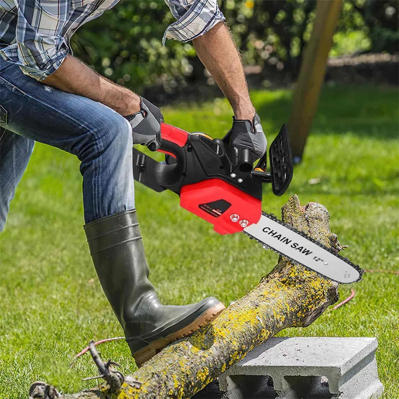 3500W Bürstenlose Kettensäge, 20000RPM Handliche Lithium-Akku-Kettensäge für den Hausgebrauch, Wiederaufladbare Lithium-Ionen-Holzfällersäge – Detail 2