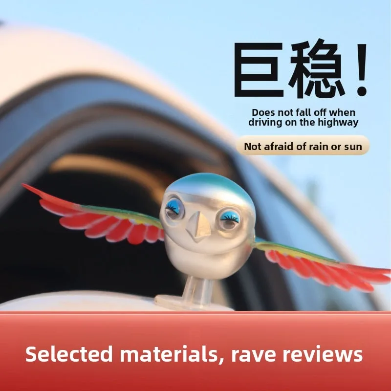 2025년 새들과 함께하는 폭발적인 즐거움, 스트레스 해소를 위한 자동차, 오토바이, 전기차 장식품.