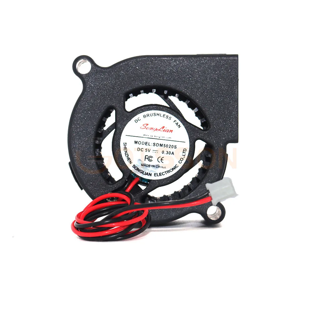 New SDM5020S DC 5V 0.3A 5020 small turbine blower cooling fan