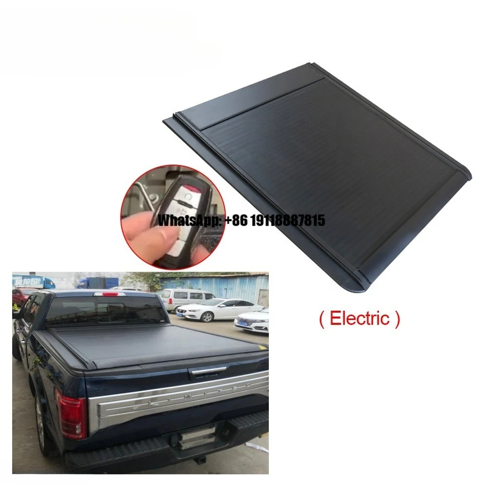 Pickup Rear Tail Cover for Ford F150 Car Tailgate Waterproof Truck Electric Roller Shutter Accessories Tonneau Cover Rear Bucket