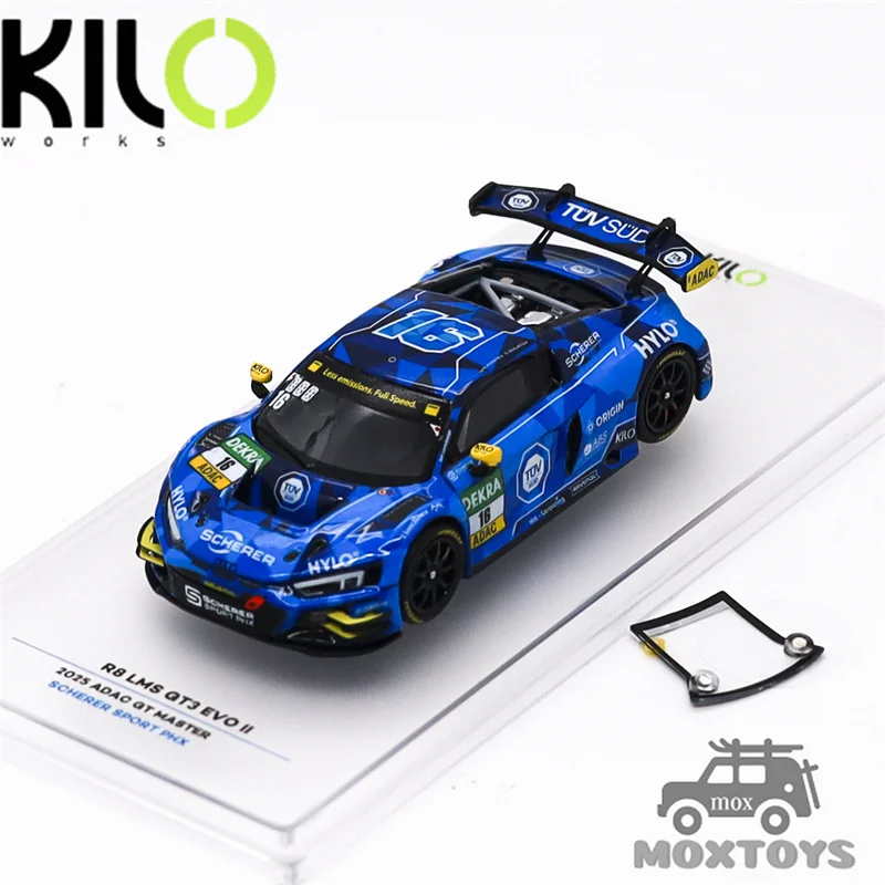 kilo-1-64-r8-lms-gt3-evo-ii-adac-gtマスターズ-2025-no16-限定1499個-ダイキャストモデルカー