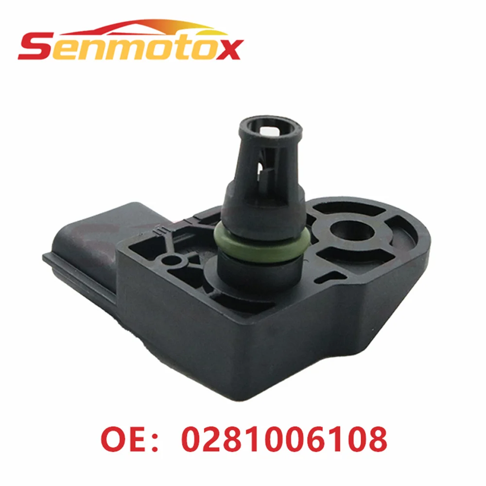 0281006108 For Dacia Dokker Lodgy Logan Sandero Renault Captur Clio Espace Fluence Intake Manifold Air Boost Pressure Sensor