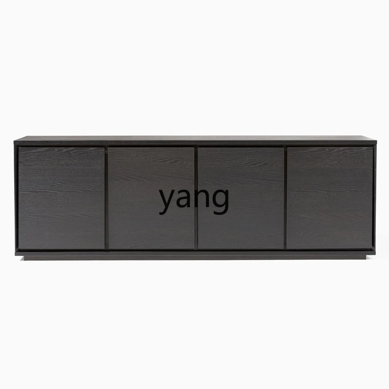

lzr Modern Nordic TV Cabinet Art Entrance Cabinet Black Decorative Cabinet