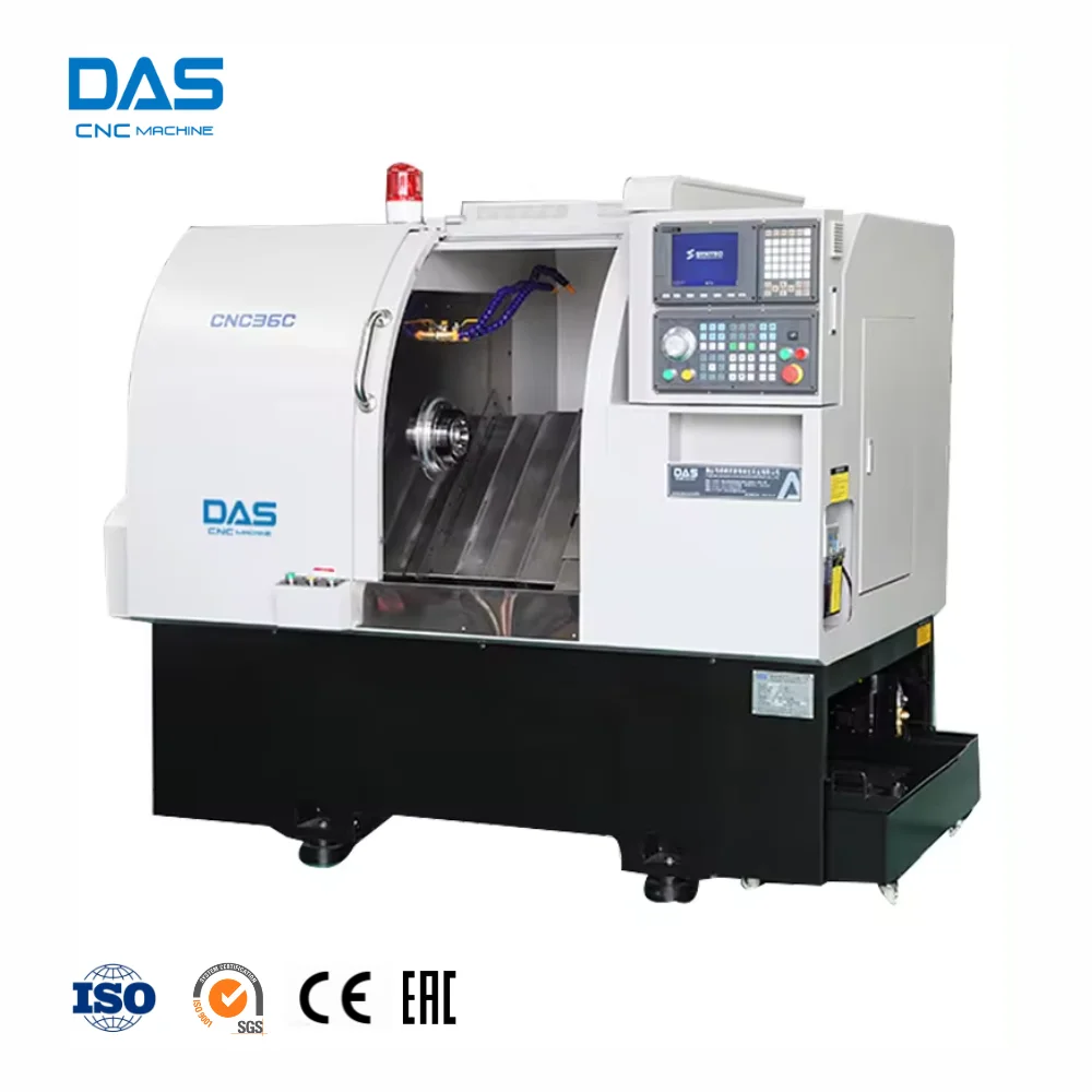DAS عالي الدقة 3 محاور مخرطة CNC الأكثر فعالية لصنع الختم باستخدام الحاسب الآلي هاينز