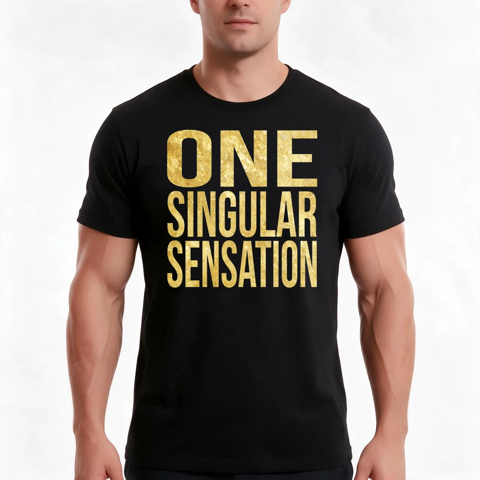 One Singular Sensation T-Shirt, Summer Casual Cotton Tee, Oversized Streetwear Tops, Vintage Graphic Print, Unisex Men Women