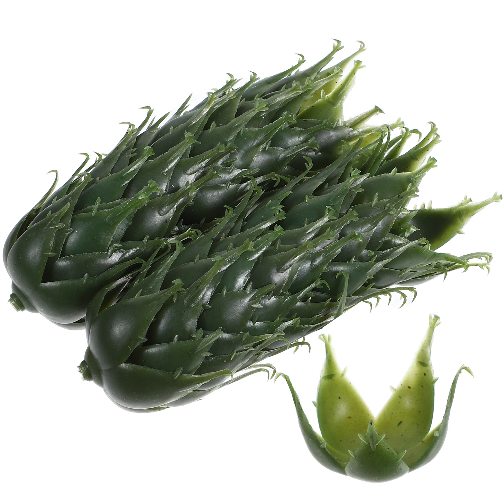 50pcs Simulation Calyxes Realistic Plastic Green Sepals For Diy Rose Making Wedding Party Decor Artificial Flower Craft Rose