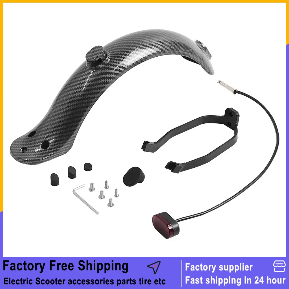 

For Xiaomi M365 /m365 Pro Electric Scooter Replacement Accessories Rear Mudguard Tire Splash Carbon Fiber Fender Guard Bracket
