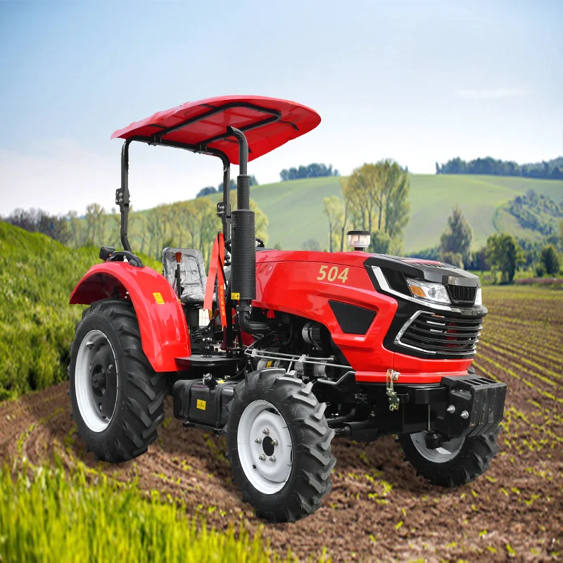 Euro 5 CE EPA 50 HP Tractors Orchard Ditching Sowing Power Tiller Tractors Mini Multifunctional Agriculturee Light Tractors