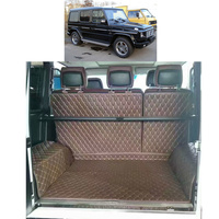 Custom 2017 leather car trunk mat cargo liner for mercedes benz G500 G350d G55 G63 G65 AMG 2004-2017 2016 2015 2014 w463 463
