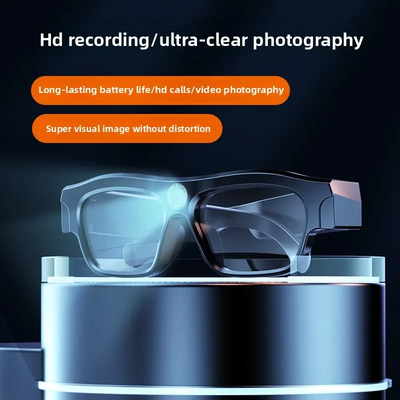 new 4k Ultra-clear DV Sports Recording Bluetooth Music Calling Smart Glasses Recording Life Taking Pictures Bluetooth Glasses