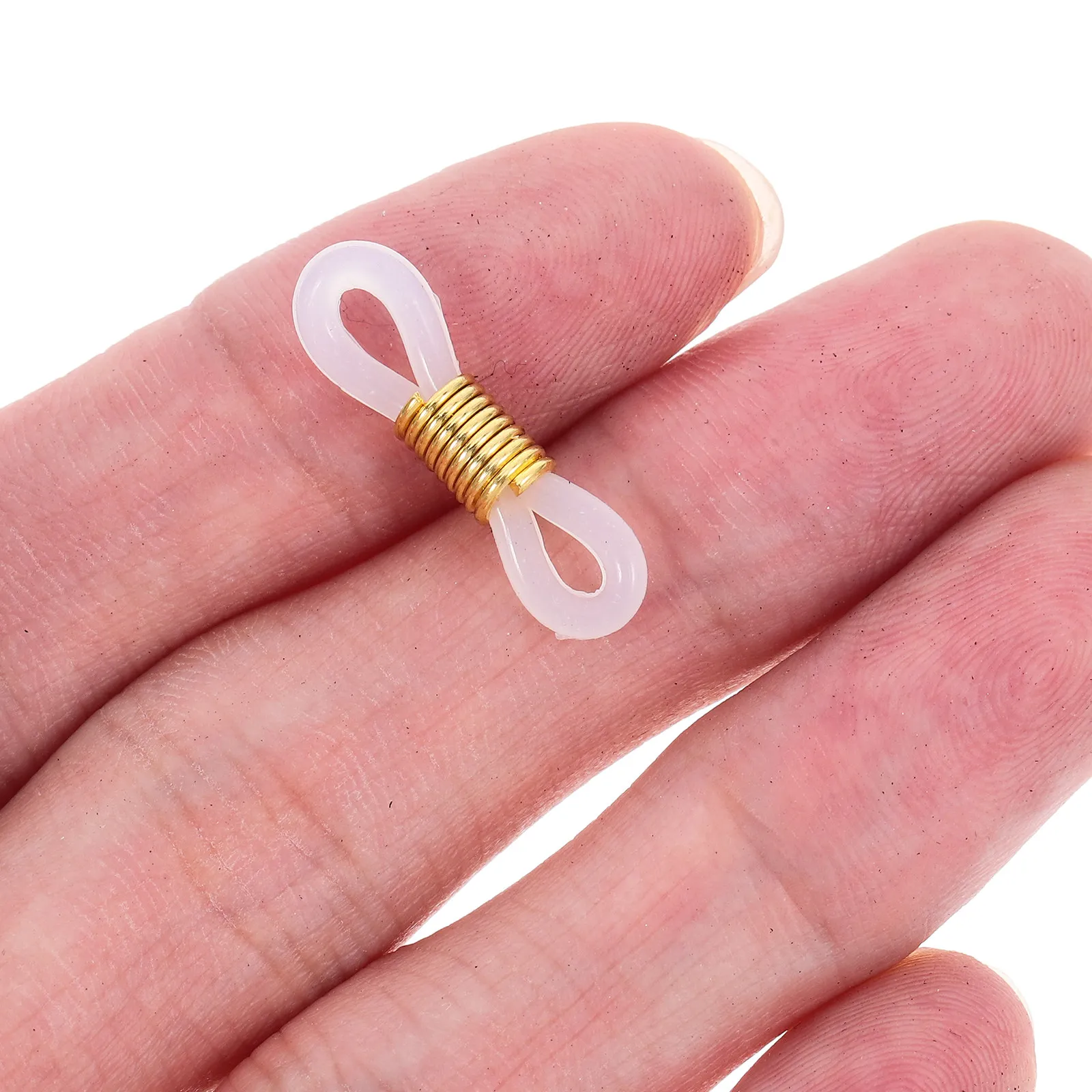 100 Pcs Lanyard Eyeglass Chains for Men Glasses Beaded Women Connector Retainer