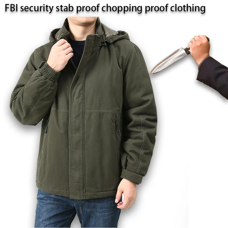 New Self-Defense Stab Proof Chopping Proof Policy Jacket Anti Hacker CP Camo Cold Proof Tactics Outdoor Anti Cutting Equipment