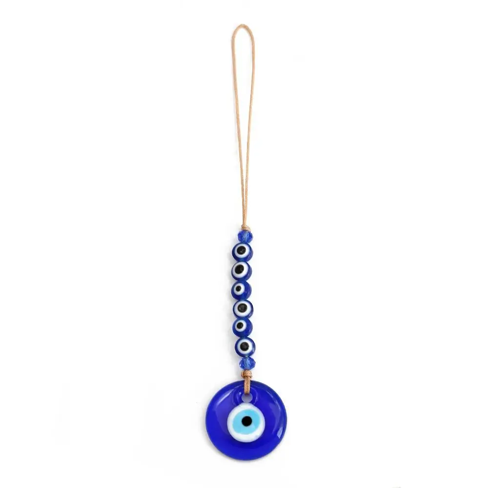 Pendant Braided Rope Wall Hanging Handmade Craft Blue Eye Key Chain Demon Eye Pendant Car Hanger Decoration Home Wall Hanger