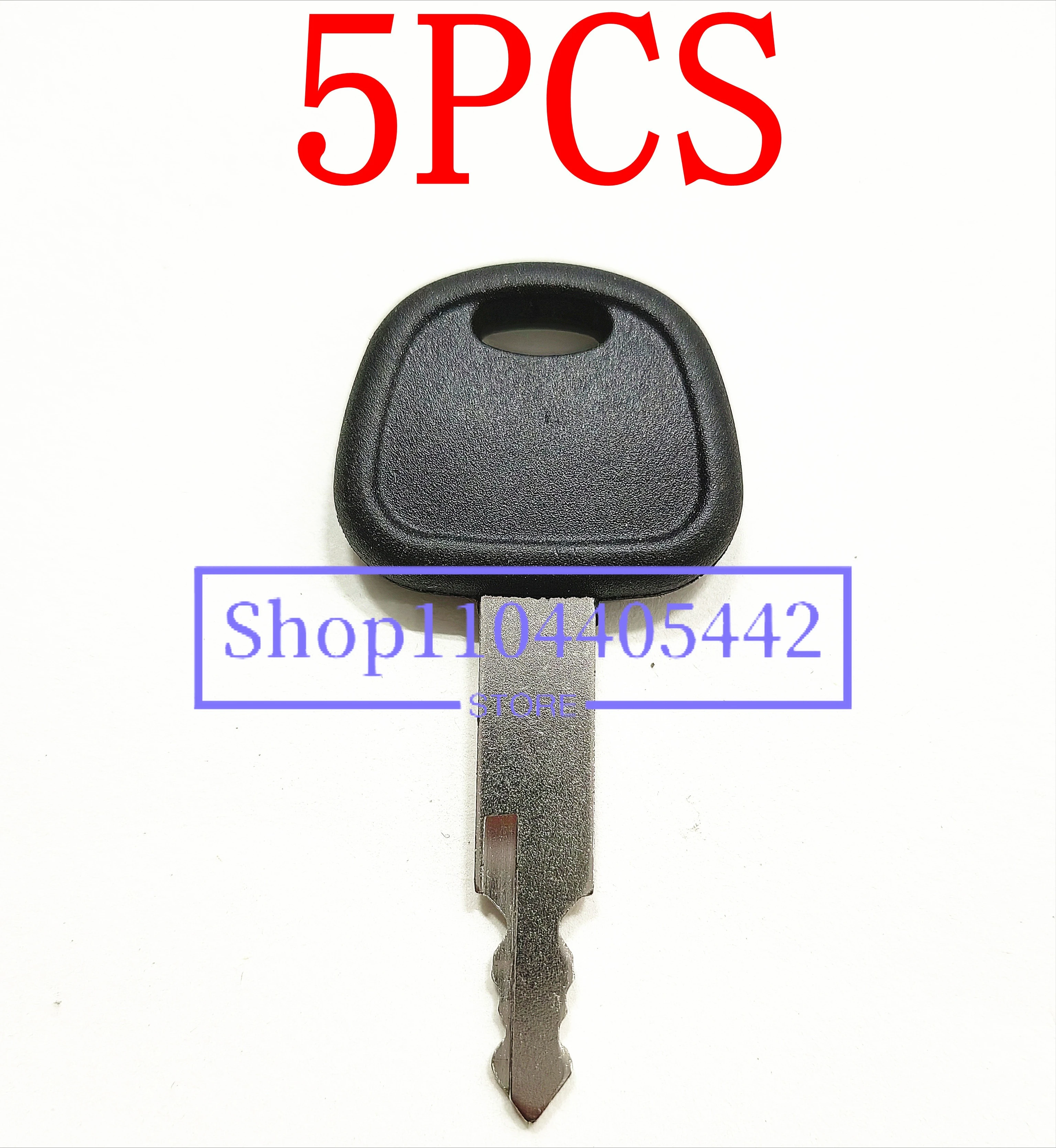 

5 PCS 21N4-10400K HD60 Ignition Key for Hyundai Excavator 21N4-10400K