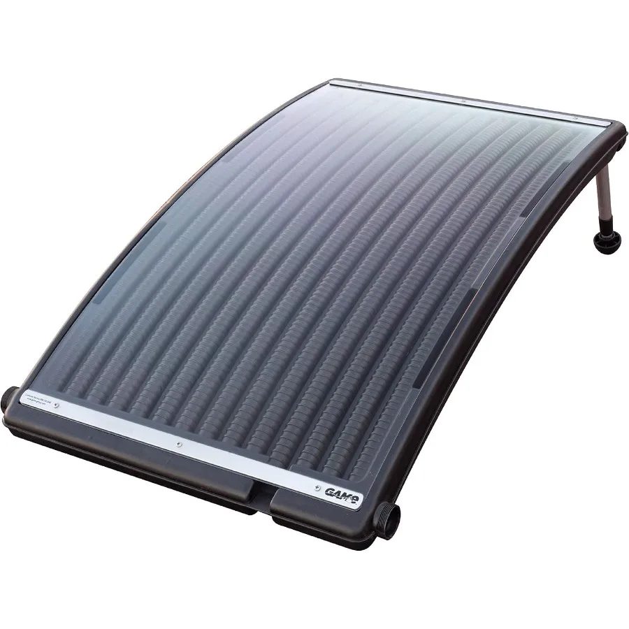 4721-BB SolarPRO Curve Solar Pool Heater for Intex Bestway Above-Ground and Inground Pools Black Includes Intex Adapters 2 Hose