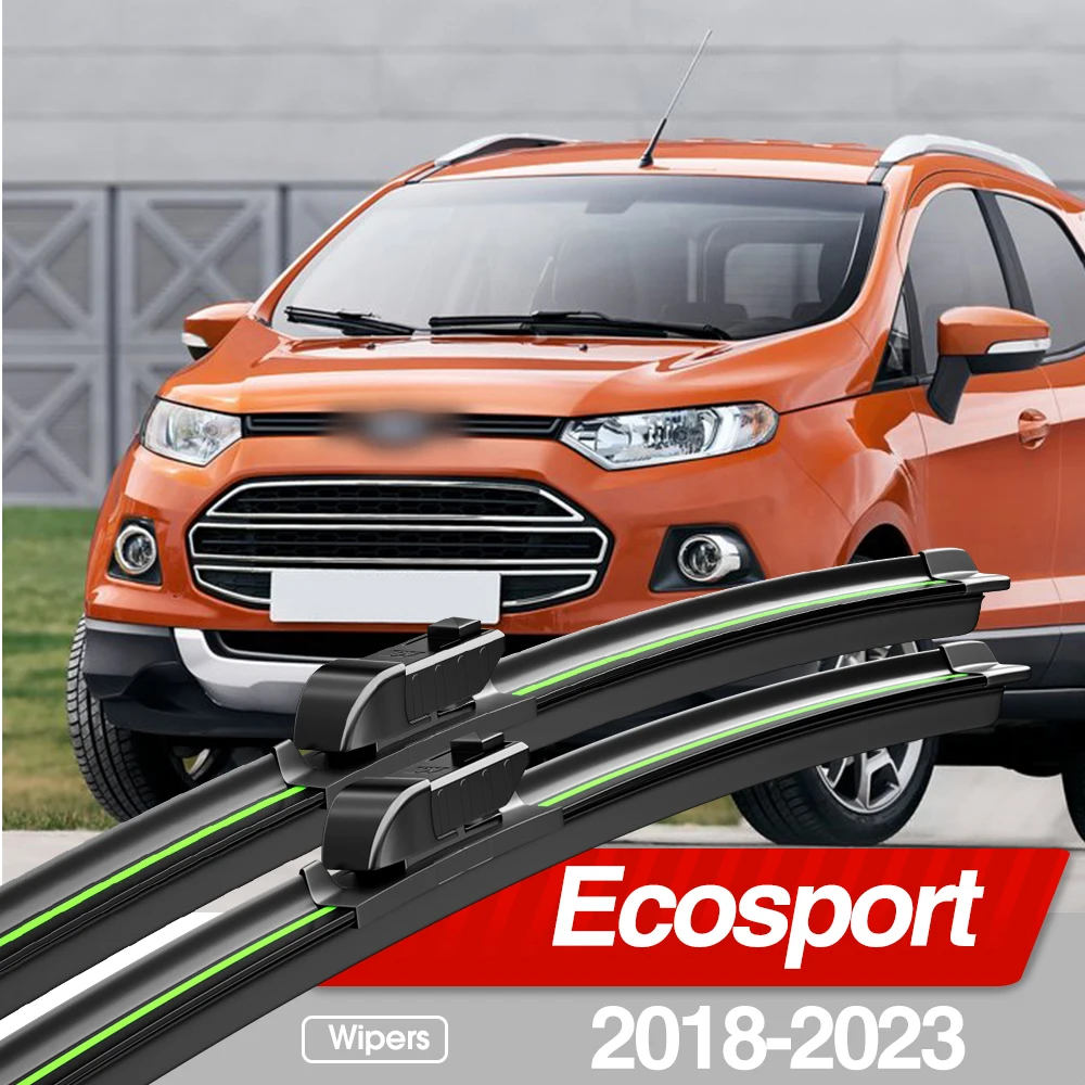 For Ford Ecosport Mk2 2018-2023 Front Windshield Wiper Blades 2pcs Windscreen Window Accessories 2019 2020 2021 2022