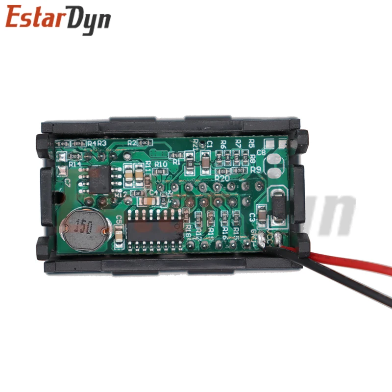 Double USB Digital Display Voltmeter Battery Tester Panel For DC 12V Cars Motorcycles Vehicles USB 5V 2.1A Output