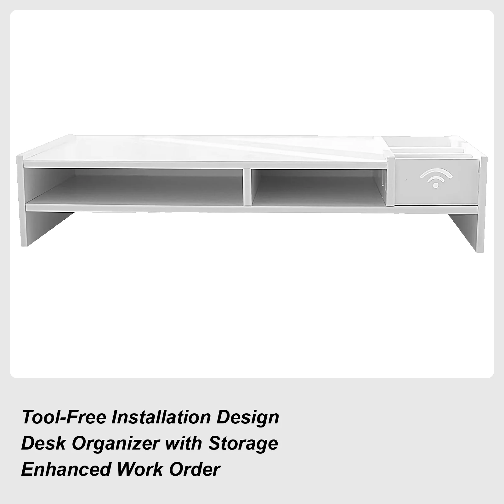 

Monitor Riser For Desk 3-Tier Monitor Stand Computer Accessories For Display Workstation Offices Study College Dorm Business