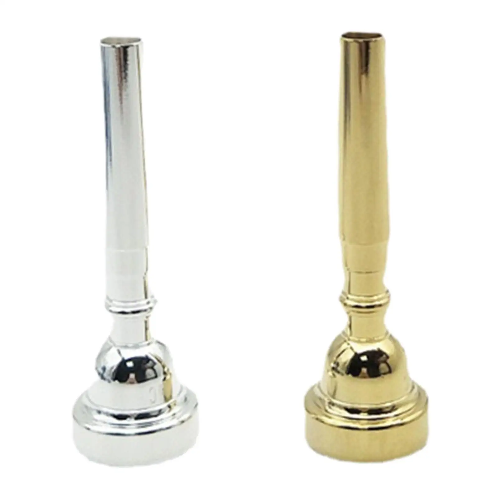 

2x 3C Trumpet Mouthpieces Trumpet Accessories Sturdy Wind Instrument Spare Parts for Professional Players Band Practice