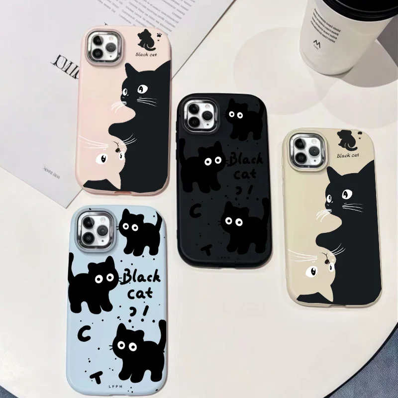 Black Cat Cute Case… - image