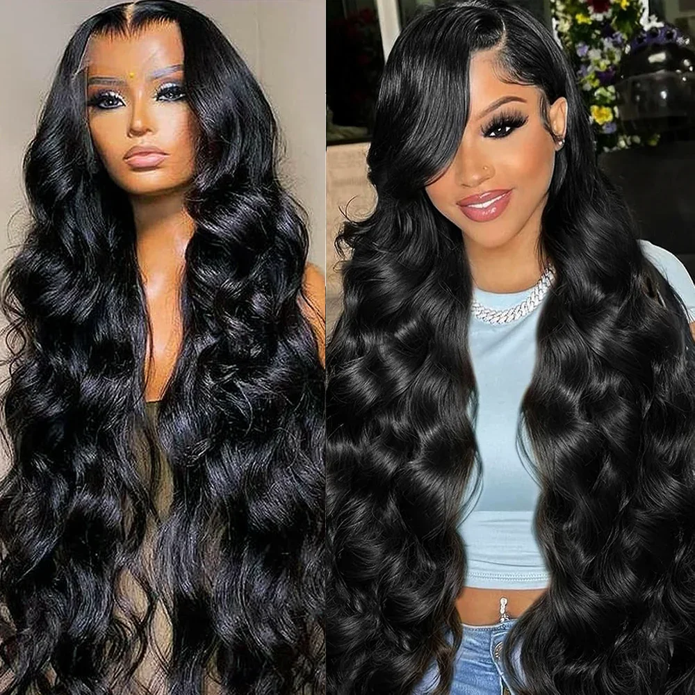 Body Wave Human Hair Lace Front Wig 30 32 34Inch 4x4 Lace Closure Wig Human Hair 13x6 HD Frontal Human Hair Lace Front Wigs