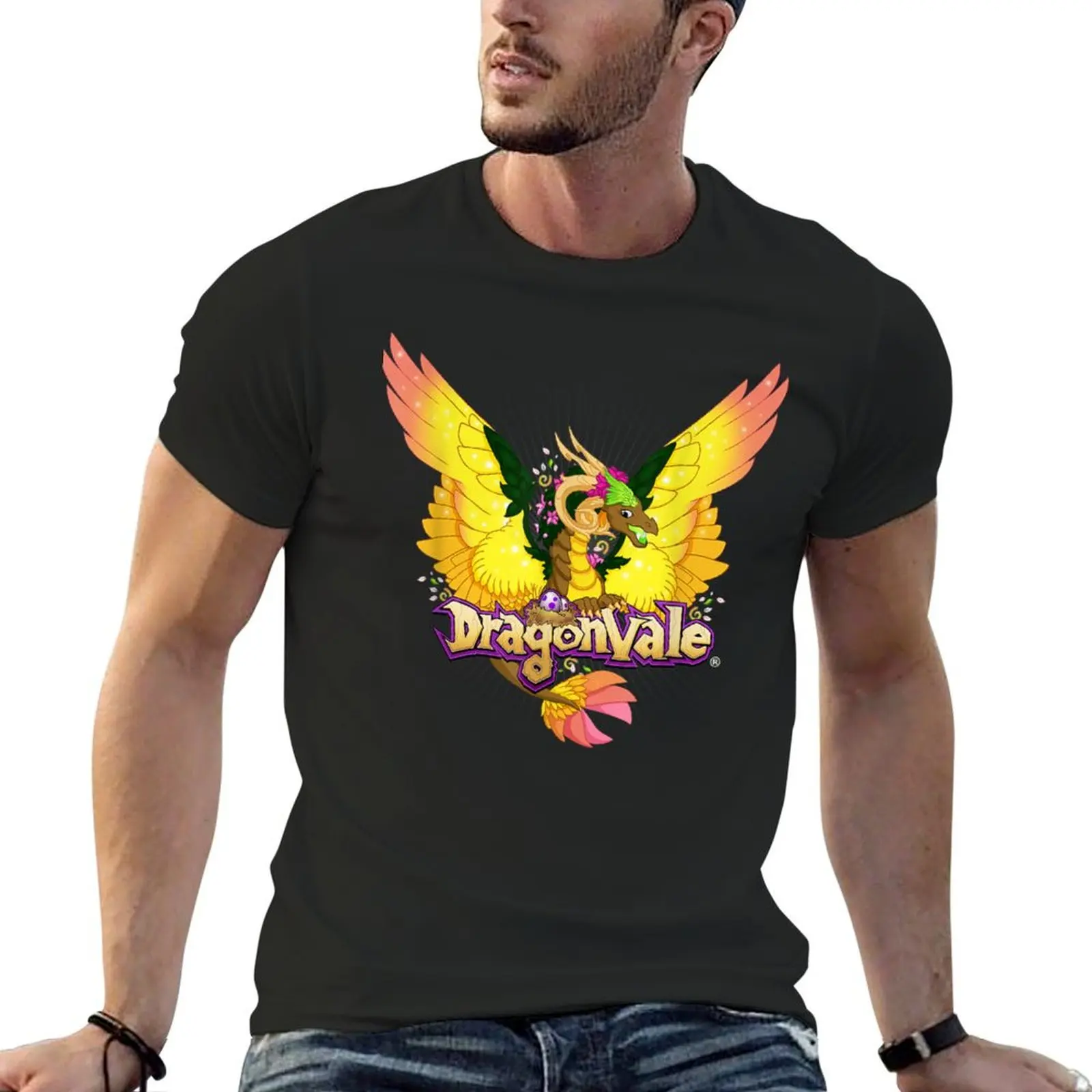 

DragonVale Gaia the Legendary Nest Dragon T-shirt customs design your own sports fans heavyweights oversized men clothes