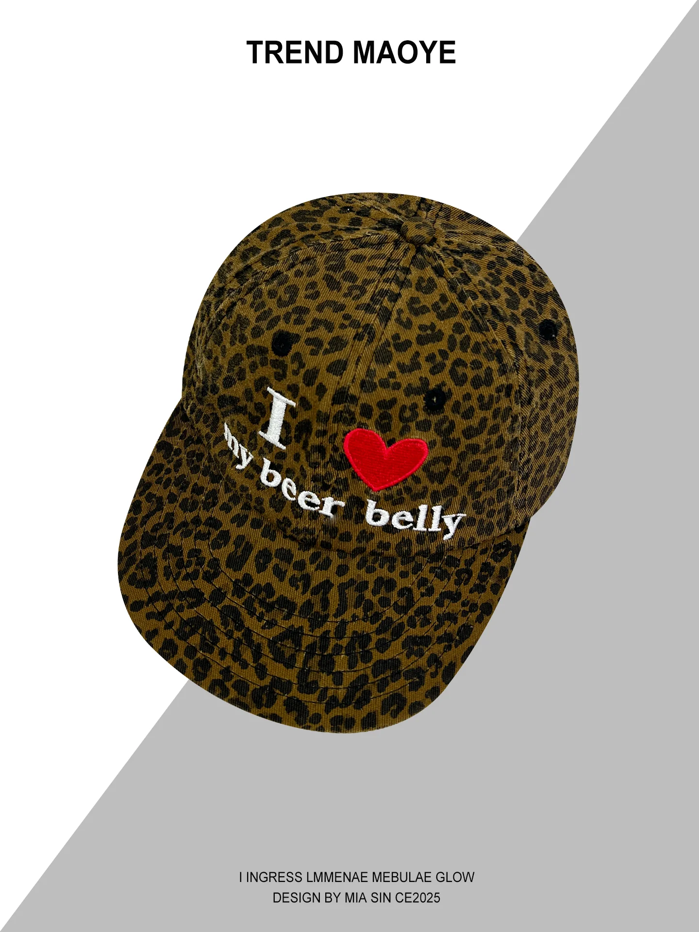 Embroidery letters flat brim cap female hip hop street skateboard cap big head circumference cap male