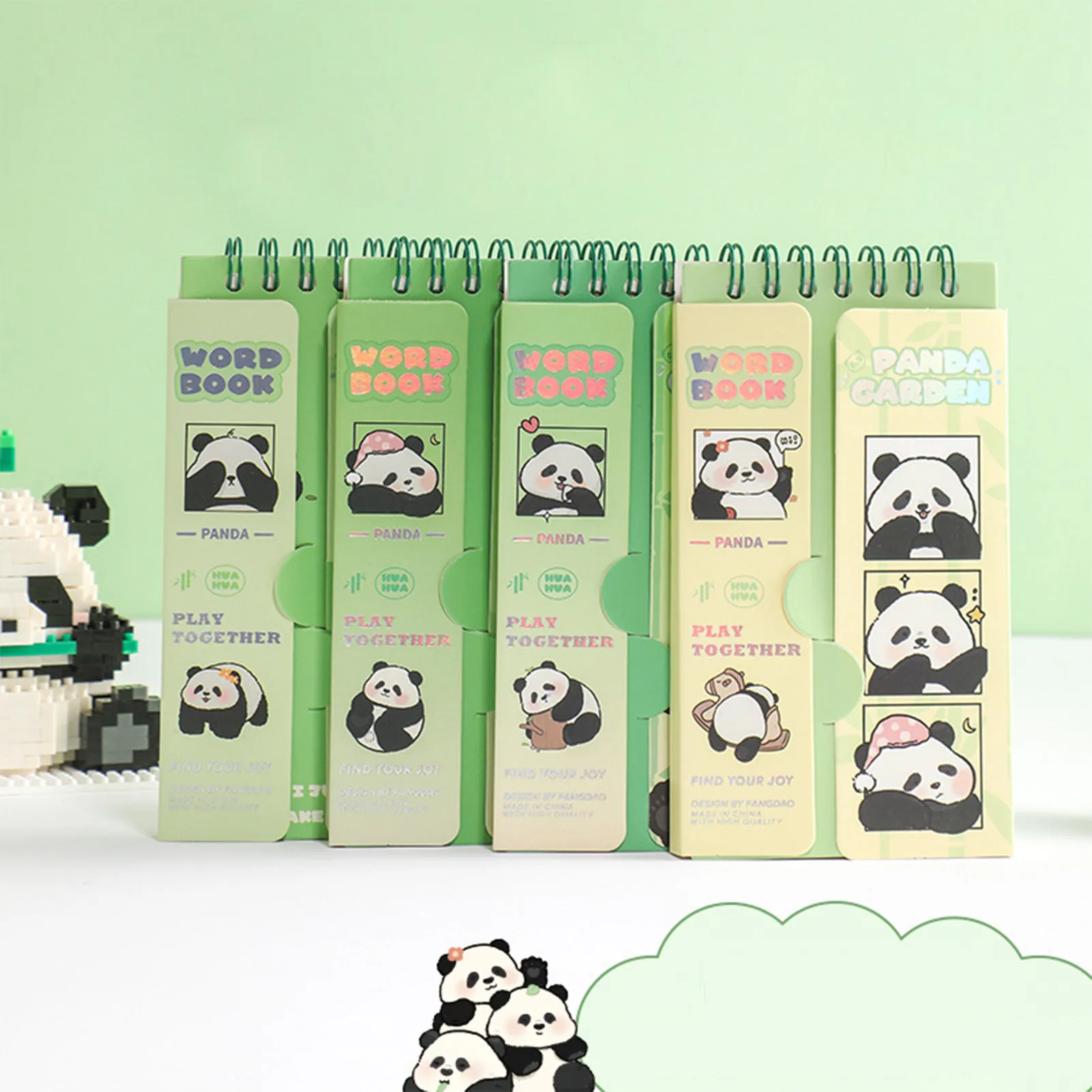 Panda Printing Daily Notebook Student Take Note Summary Notebook For Work Records Study Notes Painting