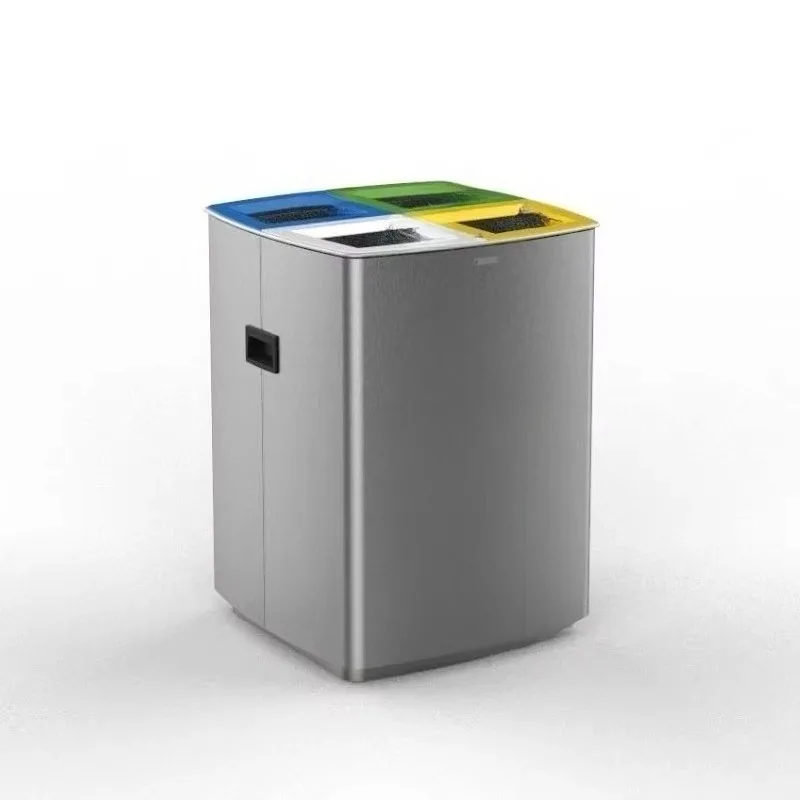 Commercial outdoor trash can factory wholesale stainless steel trash can park commercial