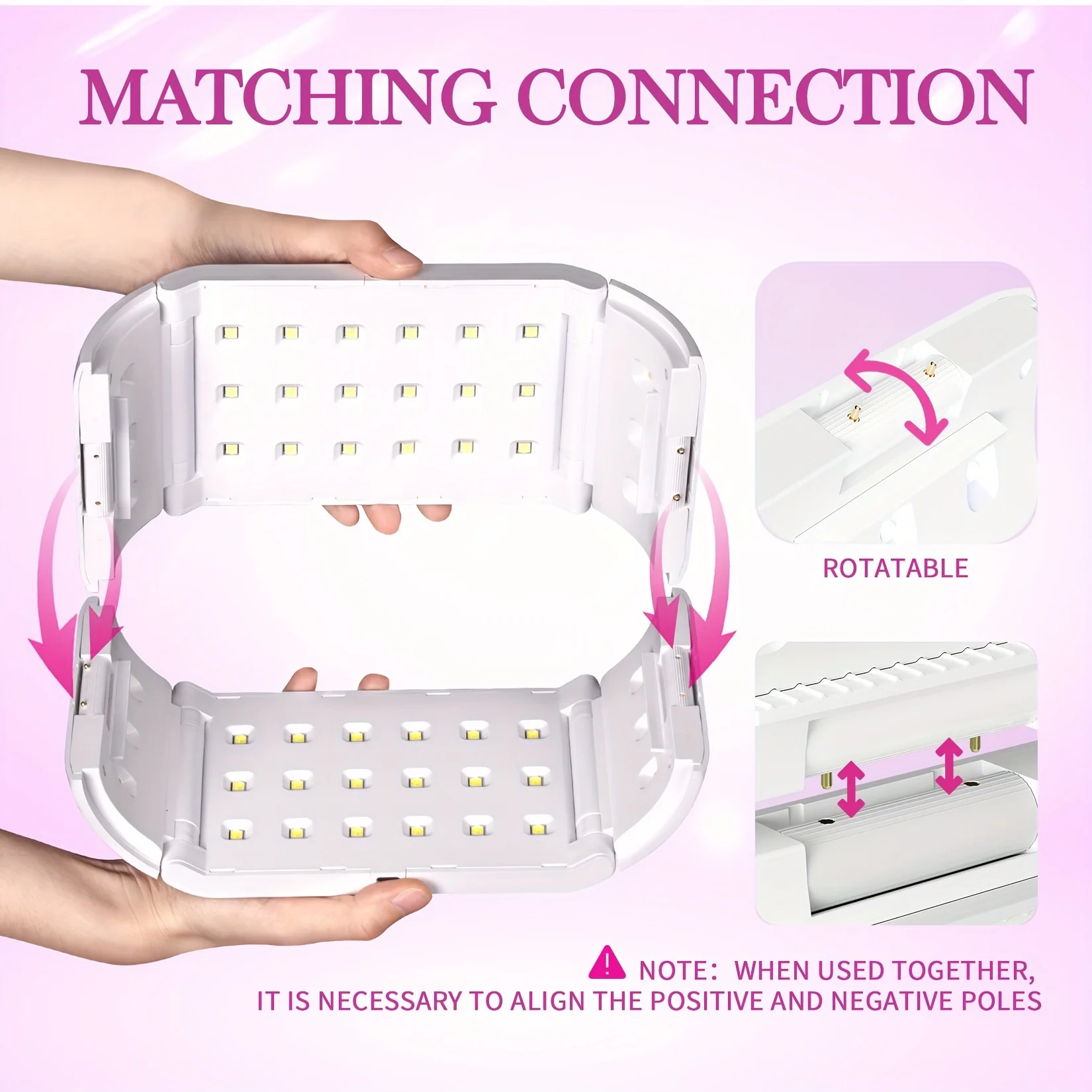 مزدوج الوجهين مصباح الأشعة فوق البنفسجية لعلاج الراتنج الولايات المتحدة التوصيل طوي المحمولة علاج سريع الأشعة فوق البنفسجية الراتنج مصباح لقالب الراتنج DIY بها بنفسك مجوهرات الزخرفية