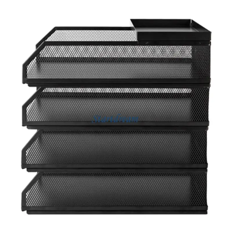 3/4 Tiers Filing Trays Desk Organiser Document Sorter Rack File Holders K92C