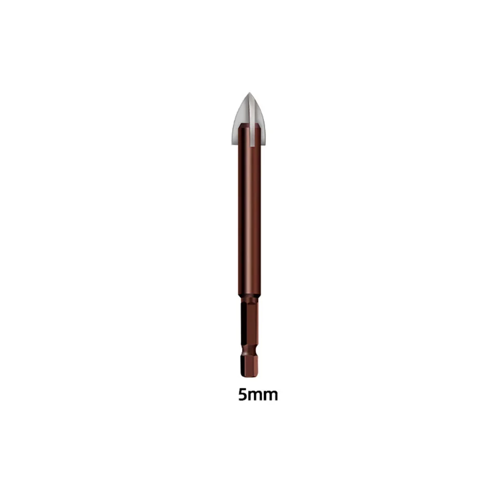 Cross Hex Tile Bits Glass Concrete Hole Opener Triangle Drill 3/4/5/6/8/10/12mm Multi Functional Hole Opener Electric Drill Bit