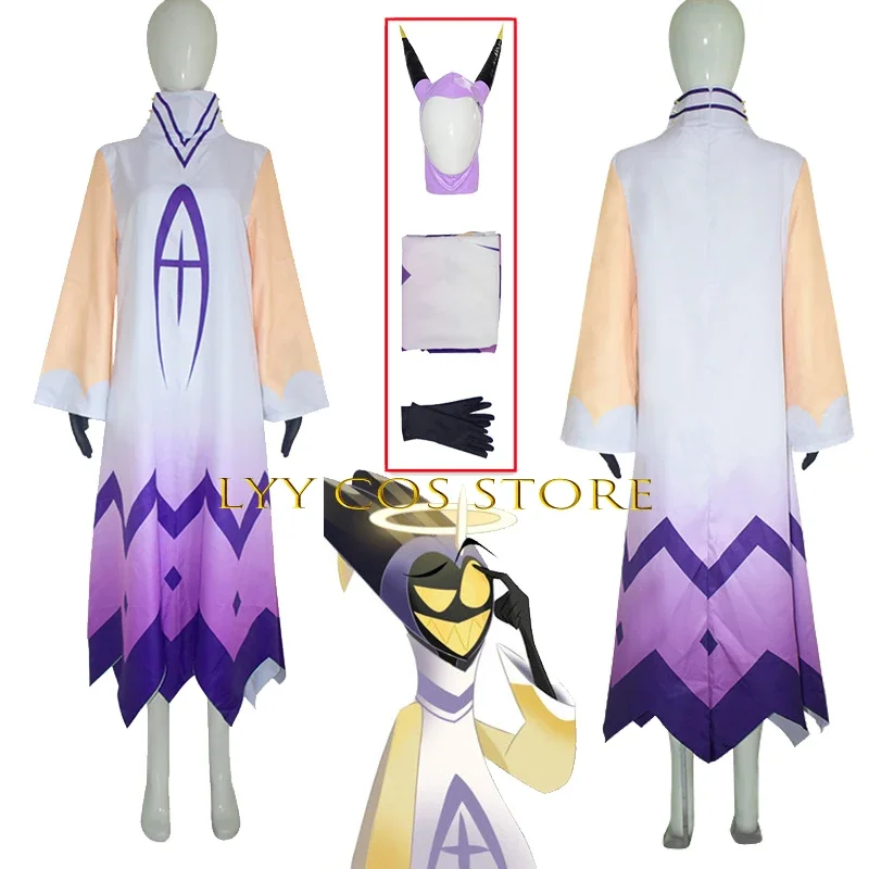 Angel Adam Cosplay Anime Hotel Man First Angel Halo Clothes Mask Cosplay Costume Halloween Party Play Outfit for Men Women