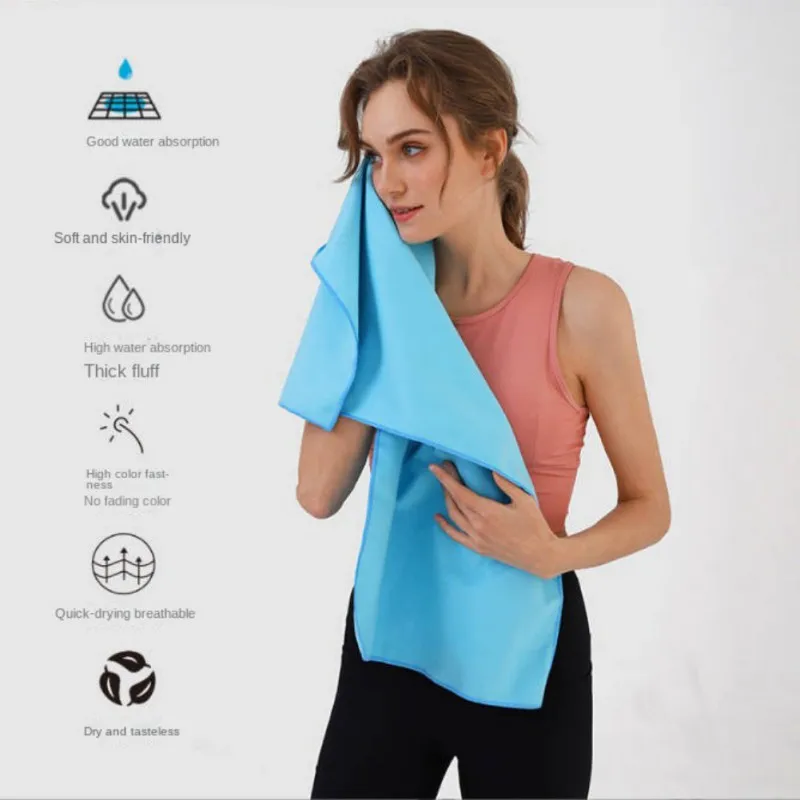 Quick Drying Microfiber Towel For Sports Super Absorbent Bath Beach Towel Portable Gym Towel Swimming Running Yoga BigTowel