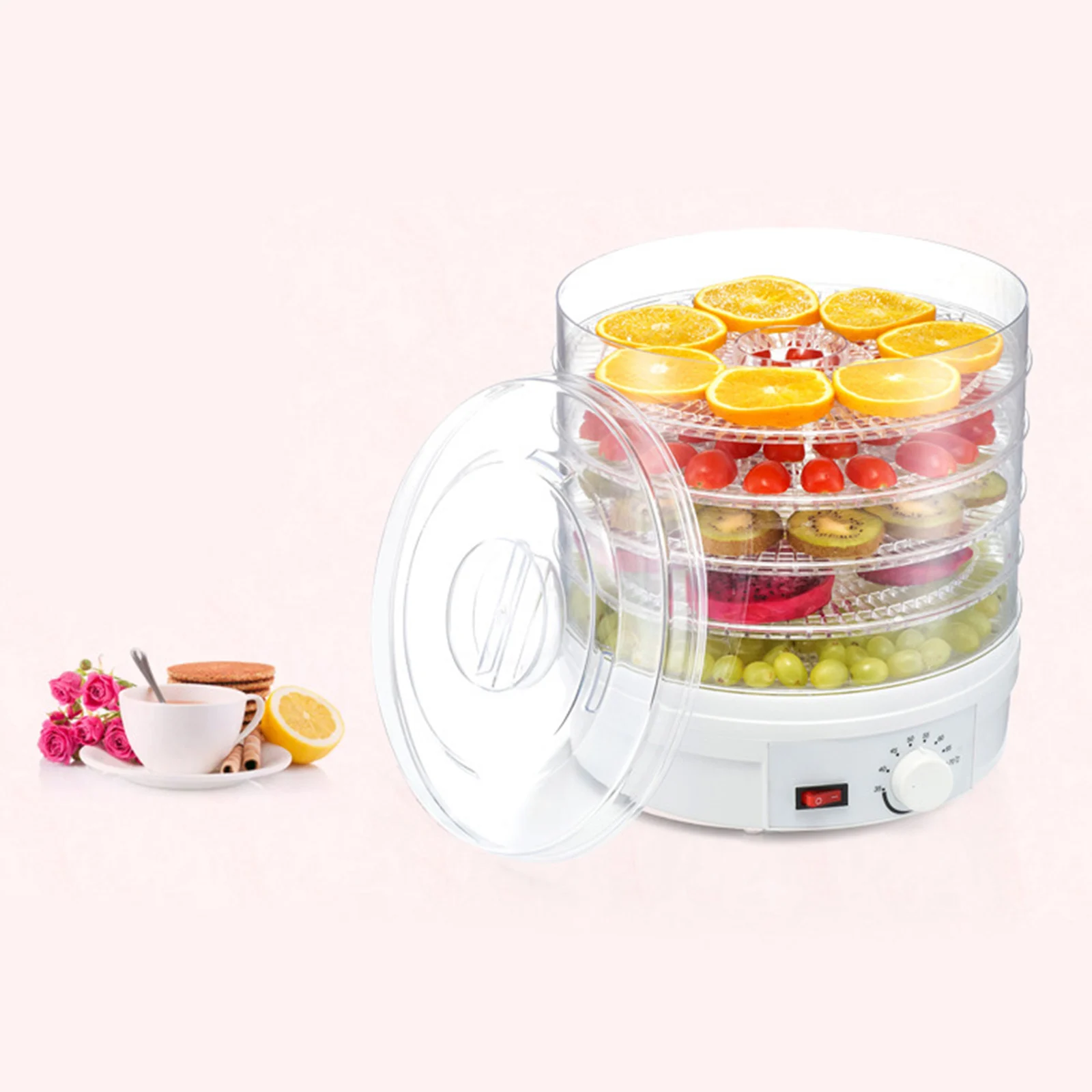 5-layer Household Dried Fruit Vegetable Meat Dryer Machine Food Dryer Machine for Beef Jerky Dehydrators Home Kitchen Utensils