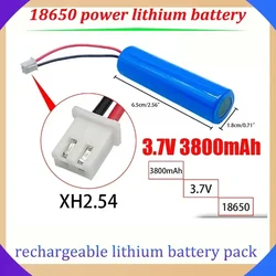 New 1S1P 18650 Power Lithium Battery Pack 3.7V Real Capacity 3800mAh Electric Toothbrush LED Light Bluetooth Speaker4.2V Battery