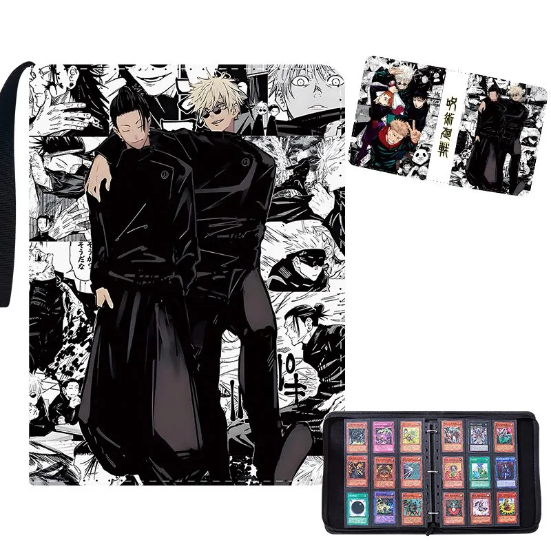 Jujutsu Kaisen Anime Collection Card Album Book Folder Phantom Parade 900pcs Zipper Card Binder Holder Toy Gift