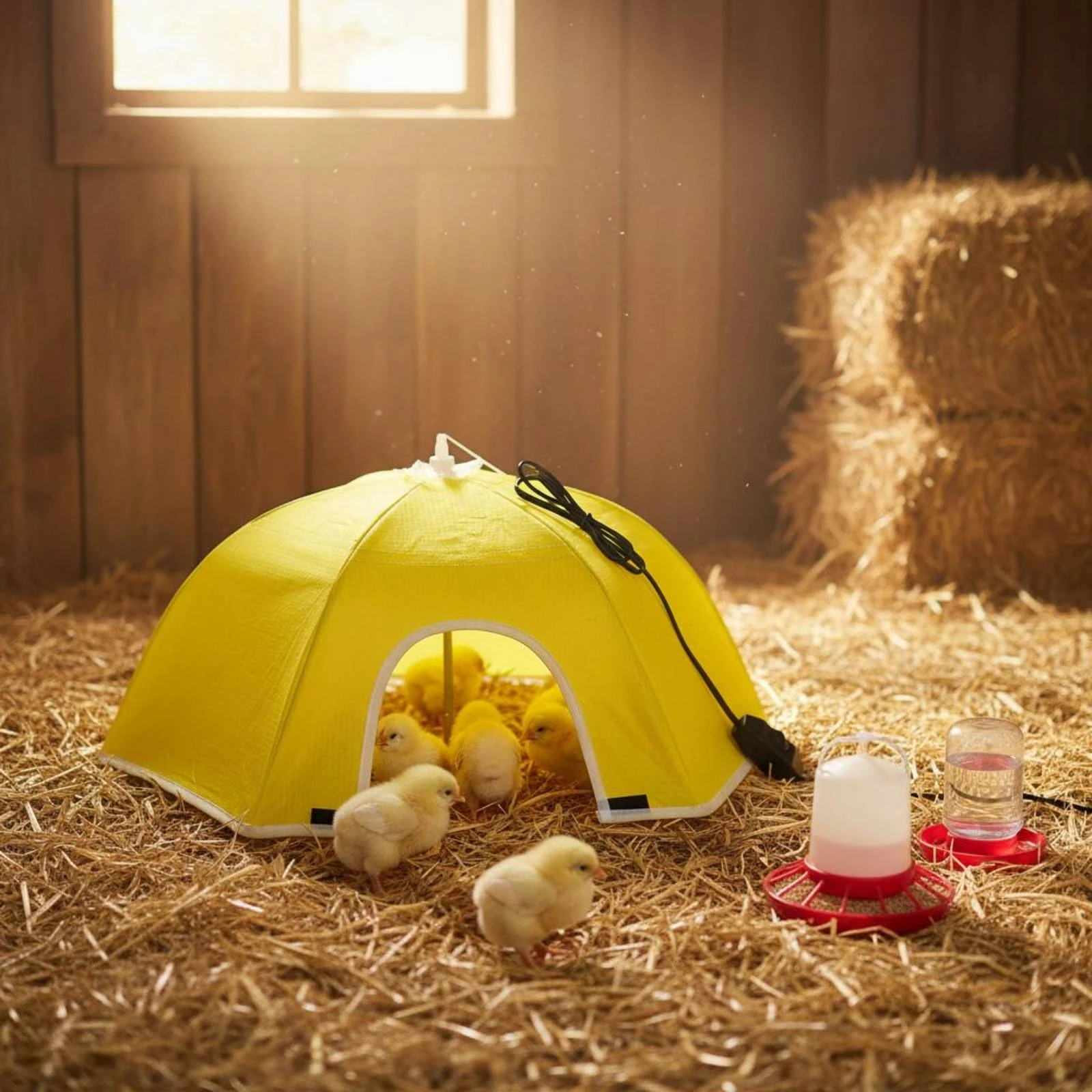 

Chick Brooding Tent Inline Switch Brooder Heater Tent Poultry Brooder Heater Temperature Adjustable Pet Heating Material