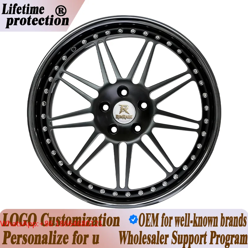 301 Custom 5X114.3 5X112 Two Piece Sport Car Wheels 18-24 Inch 8 Spoke 2-Piece Forged WheelsF20,F30,F35,G20,G30,E90,E60,F10,F15,